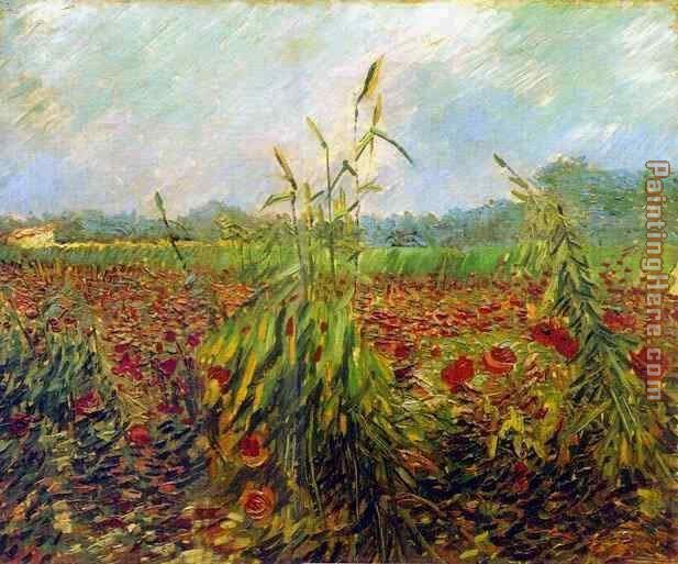 Green Ears of Wheat painting - Vincent van Gogh Green Ears of Wheat art painting